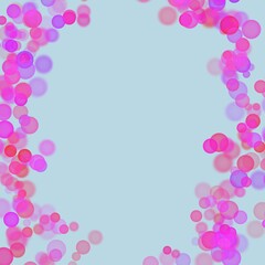 pink background with bubbles bokeh 