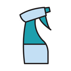 Filled Line SPRAY BOTTLE design vector icon design vector line icon svg