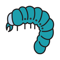 Filled Line CATERPILLAR design vector icon design vector line icon svg