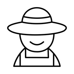 GARDENER design vector icon design vector line icon svg