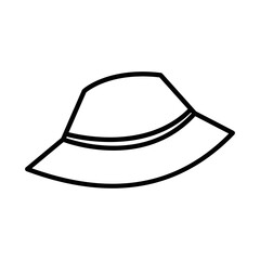 GARDENING HAT design vector icon design vector line icon svg