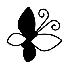 Solid Line BUTTERFLY design vector icon design vector line icon svg