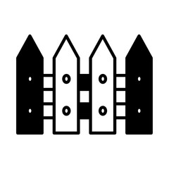 Solid Line FENCE design vector icon design vector line icon svg