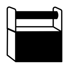 Solid Line TOOLS BOX design vector icon design vector line icon svg