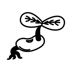 Solid Line SPROUTS design vector icon design vector line icon svg