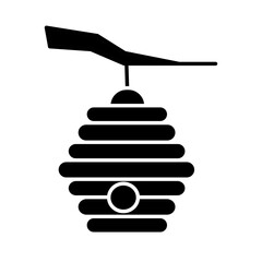 Solid BEE NEST design vector icon design vector line icon svg