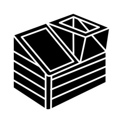 Solid COLD FRAME design vector icon design vector line icon svg