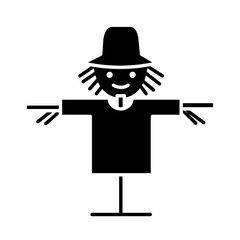 Solid SCARECROW design vector icon design vector line icon svg