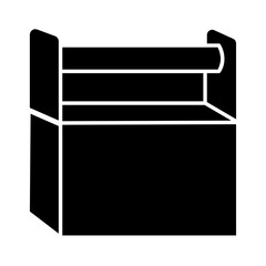 Solid TOOLS BOX design vector icon design vector line icon svg