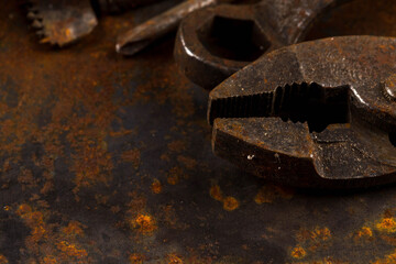 Old rusty tools