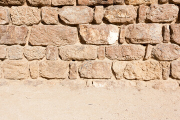 Vintage stone wall and floor