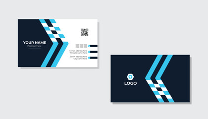 Modern simple and clean  business card design template .