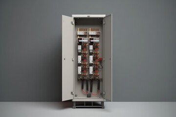3d render electrical panel photography Generated AI