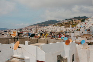 General view of the skyline of Tetouan and the medina