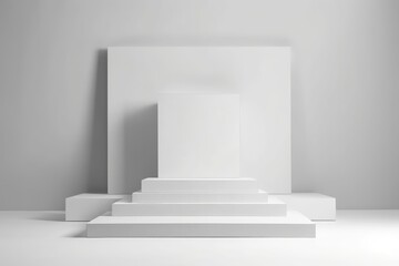 3d render podium for product display Generated AI