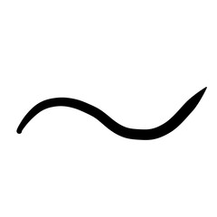 Simple curve line element