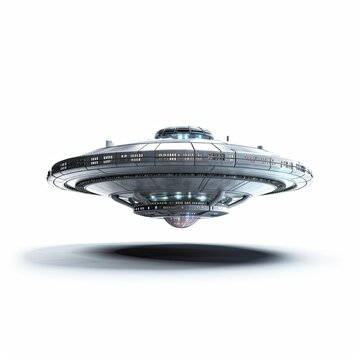 Alien UFO, concept. Generative AI