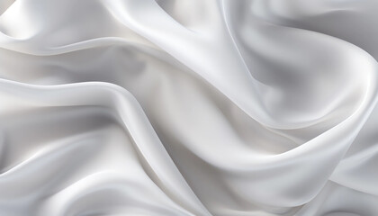 Obraz premium white satin fabric