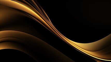 Abstract Gold Wave Pattern Royal Background
