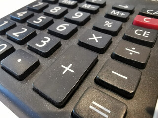 Tastatur eines Taschenrechners