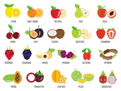 Cute fruits