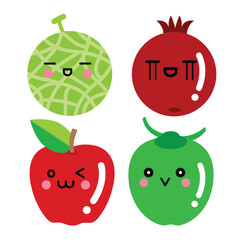 Cute fruits