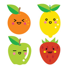 Cute fruits