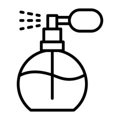 Scent, Fragrance, Aroma, Smell, Olfactory, Perfume, Cologne, Essential oils, Aromatherapy Icon lineal