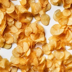 Potato Chips Crisps Seamless Digital Paper, Seamless Potato Chips Crisps Pattern, Seamless Chips Texture, Repeating Design Files