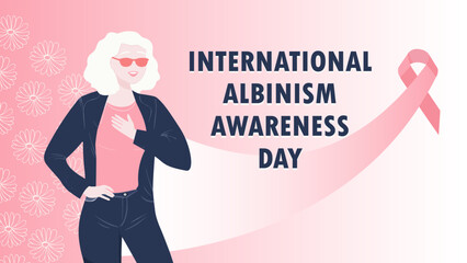 Albinism Awareness Day Poster, June 13.
