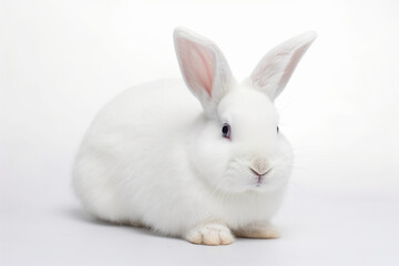 a cute bunny white background