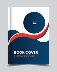 Vector book cover annual report business brochure design Template
