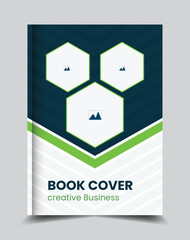 Vector book cover annual report business brochure design Template