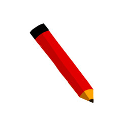 red pencil isolated png