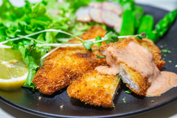 メカジキのフライ