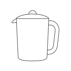 The icon of a teapot-coffee pot on a white background.