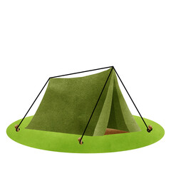green tent