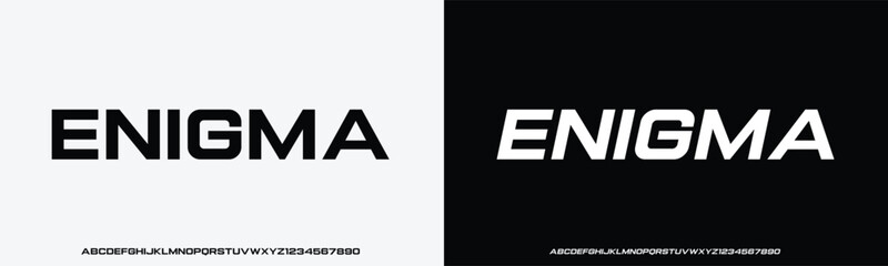 Modern Sport Italic Font. Typeface urban style fonts for technology, digital, movie, logo design. Alphabet Collections