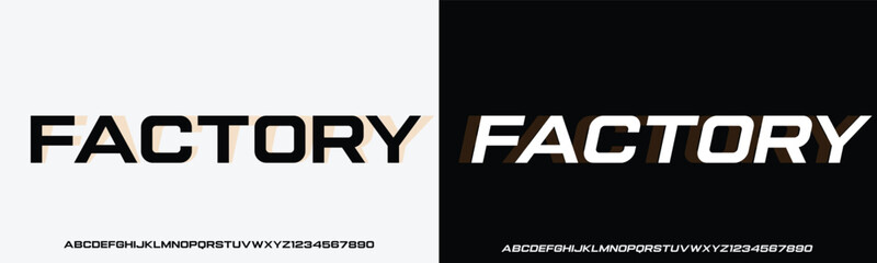 Sport Modern Italic Alphabet Font. Typography urban style fonts for technology, digital, movie logo design. vector illustration © Artmonk