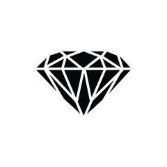 diamond on white background