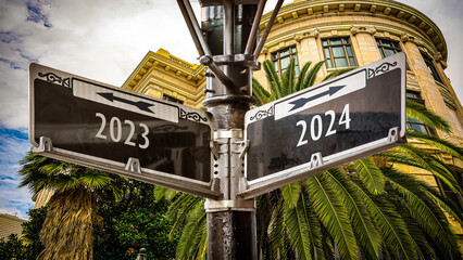 Signposts the direct way to 2024 versus 2023
