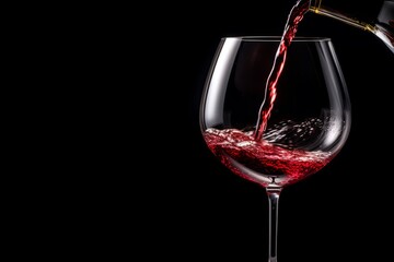 Product photography, Pouring red wine into a wine glass