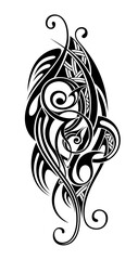 Obraz premium Tattoo tribal sleeve vintage design, vector art pattern, tattoo arm vector thorn design tattoo arm vector illustration
