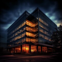 Fototapeta premium building at night