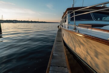 Fototapeta na wymiar water_front_on_boat
