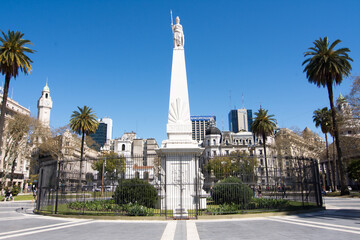 The Plaza de Mayo Square in Buenos Aires, Buenos Aires, Argentina