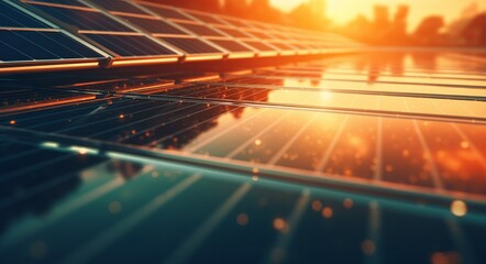 Sun-Powered Sustainability: The Futuristic Elegance of Solar Panels
