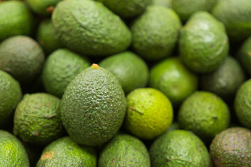Full frame shot of hash avocado fruits