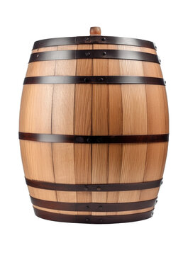 recommend clip art: Barrel Isolated on Transparent Background - Generative AI
                    