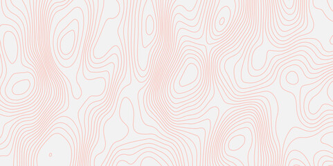 Abstract topographic wavy curve line background. Topography map pattern, Geographic curved relief. Topographic lines background. Vector illustration.